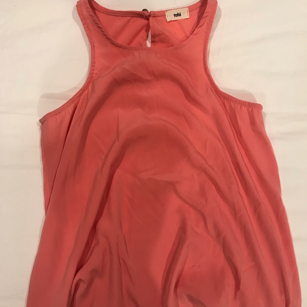 Pink racer back cami